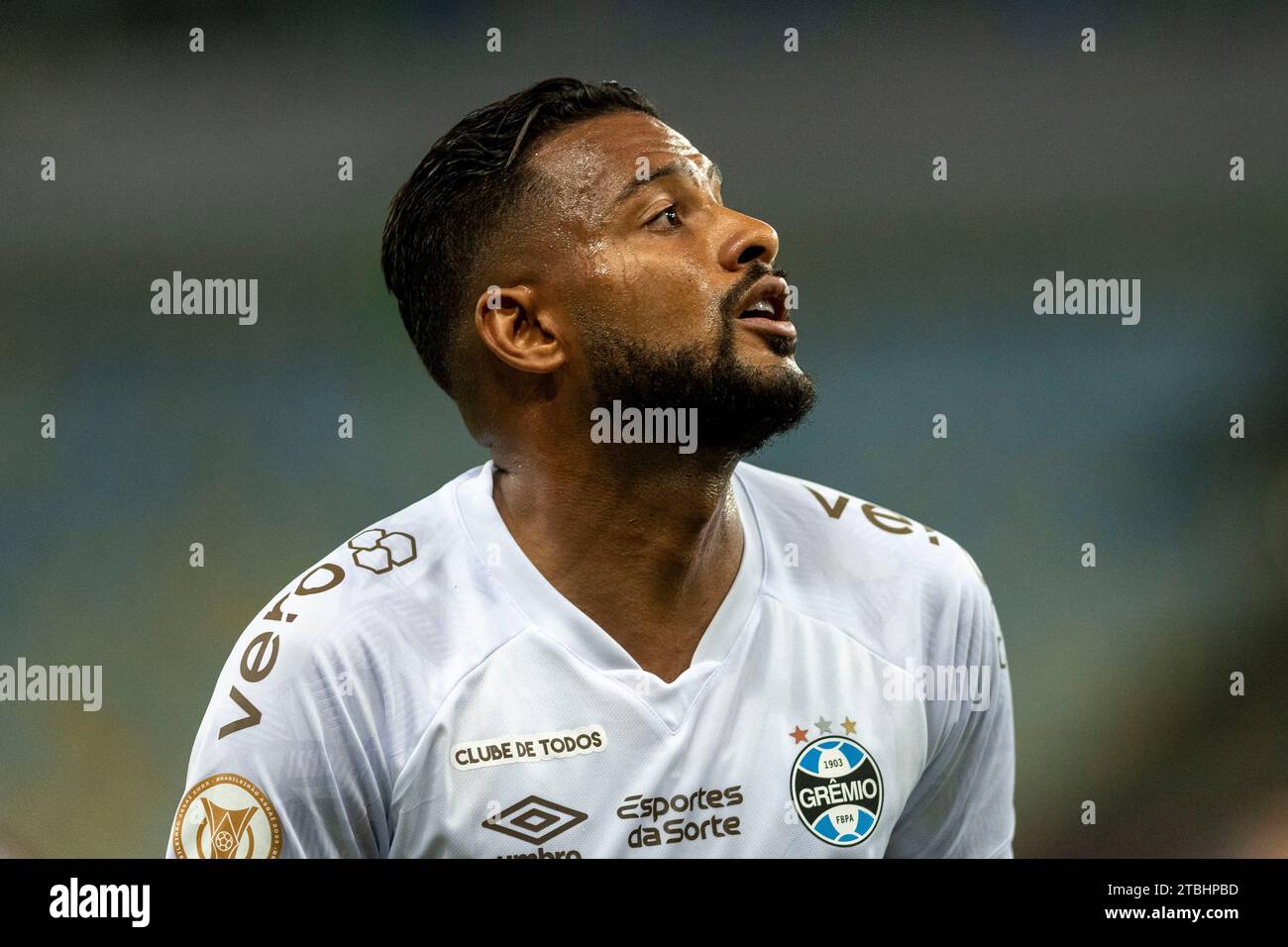 Rio, Brazil - December, 06 2023, match between Fluminense vs Gremio by Brazilian championship of 38th round, in Maracana Stadium Stock Photo