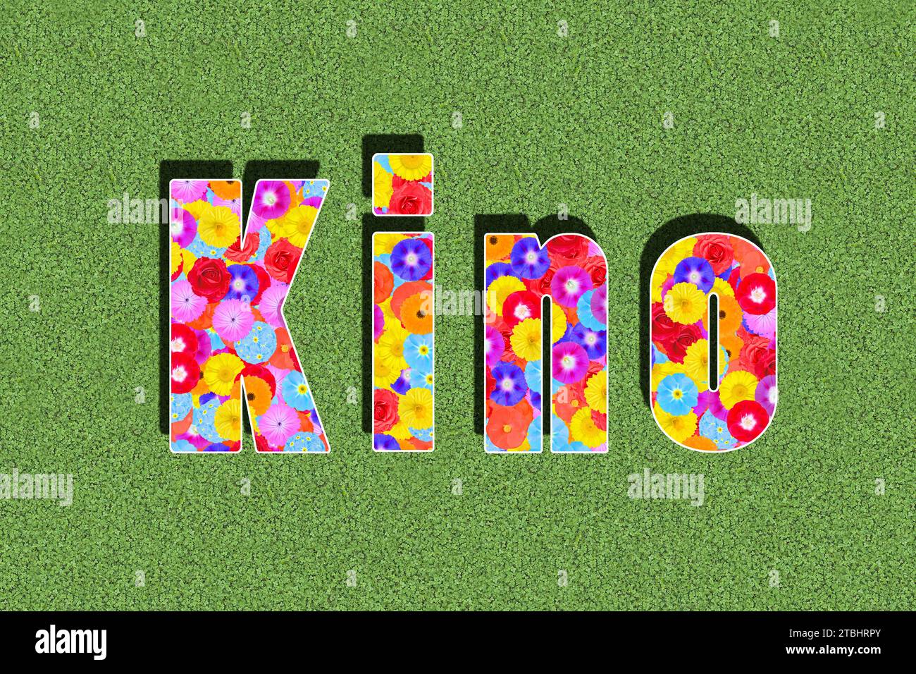 german word Kino for Cinema Stock Photo - Alamy