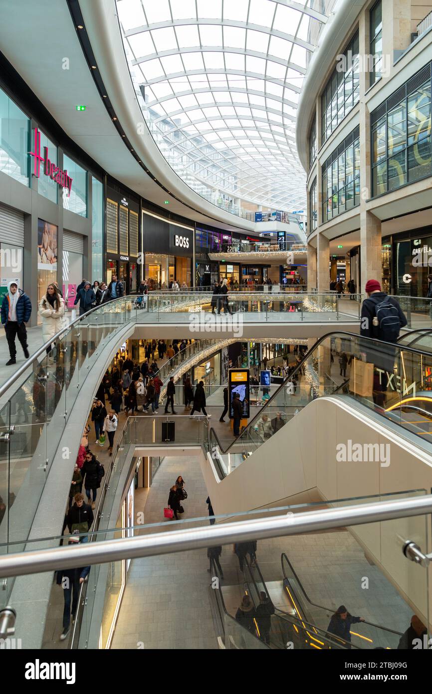 Inside the St James Quarter in the centre of Edinburgh Stock Photo