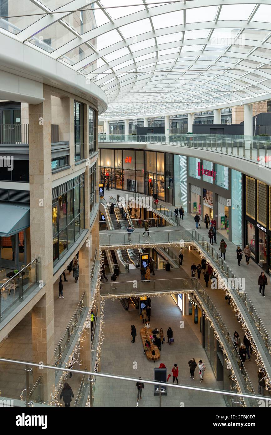 Inside the St James Quarter in the centre of Edinburgh Stock Photo Alamy