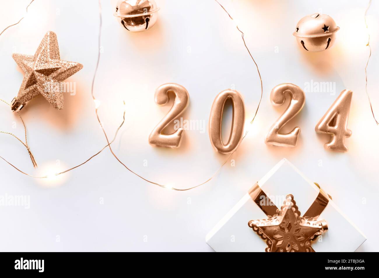 Color 2024. New Year's Eve peach fuzz, Color Christmas Tree Decorations