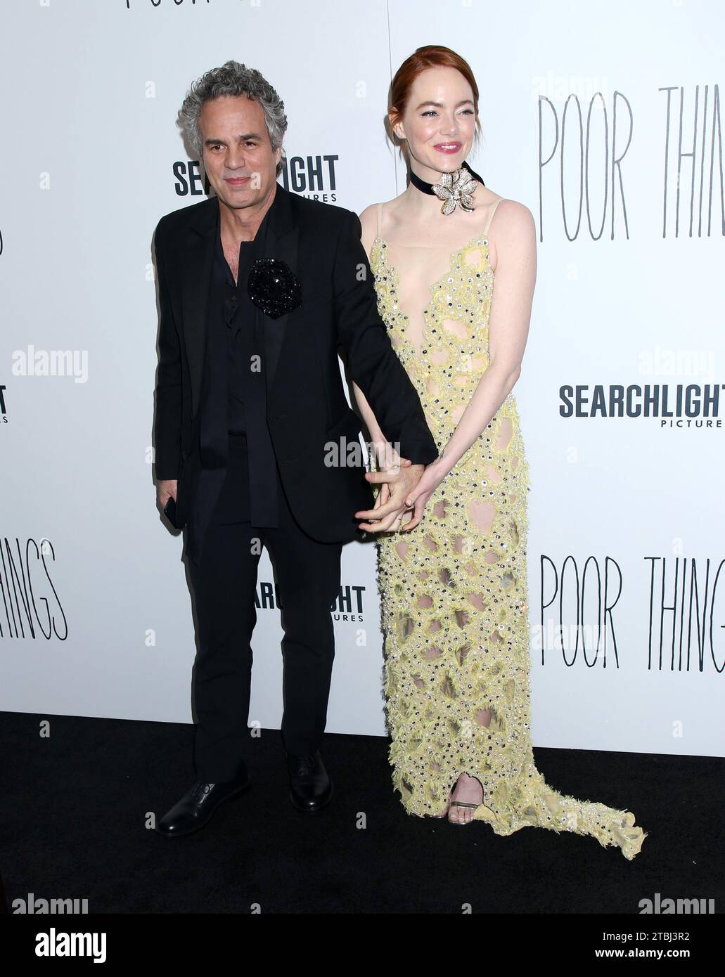New York City, USA. 06th Dec, 2023. Mark Ruffalo and Emma Stone