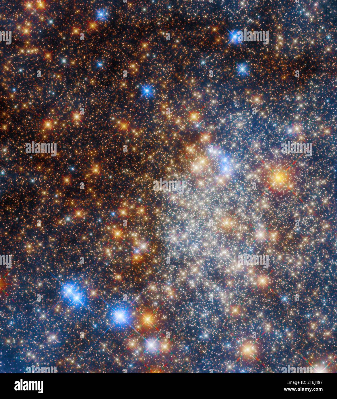 Terzan 12 globular cluster in the constellation of Sagittarius. Stock Photo
