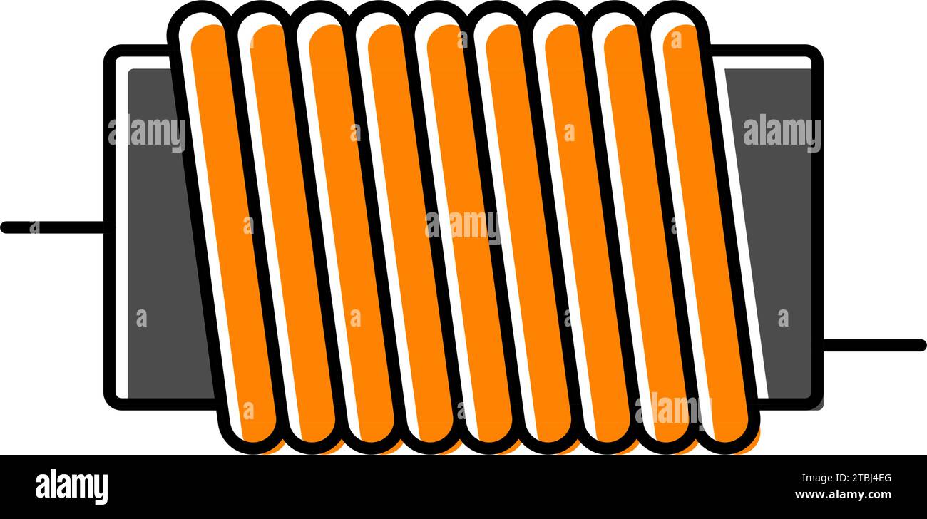 Capacitor inductor resistor circuit Stock Vector Images - Alamy