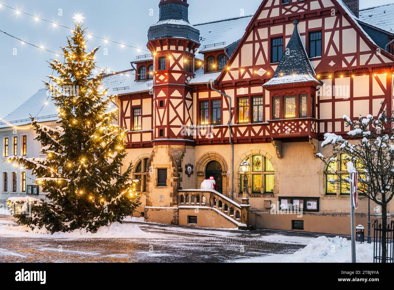 Harzgerode Weihnachtsstimmung in Harzgerode Selketal Stock Photo - Alamy