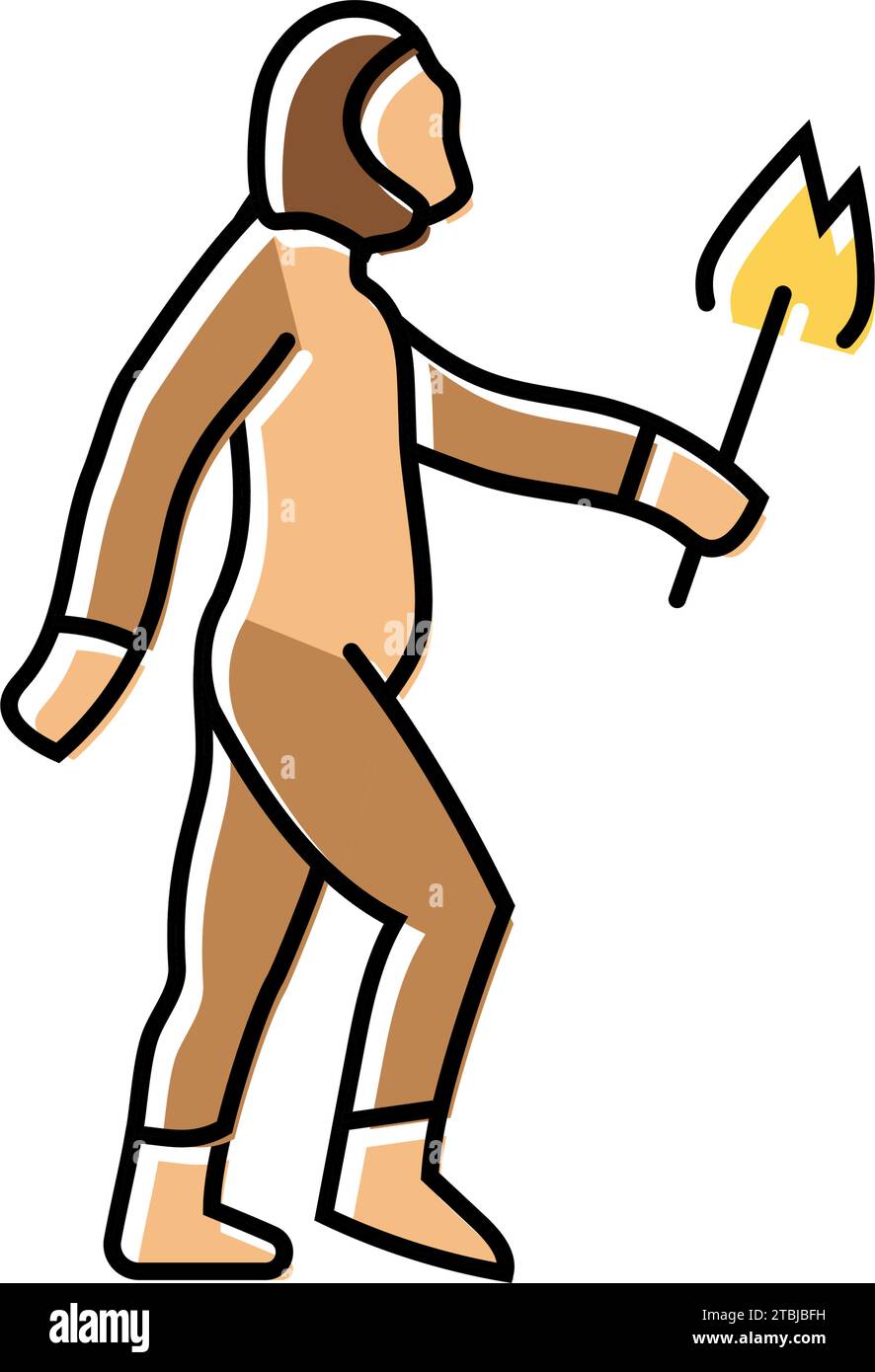 Homo sapiens heidelbergensis Stock Vector Images - Alamy