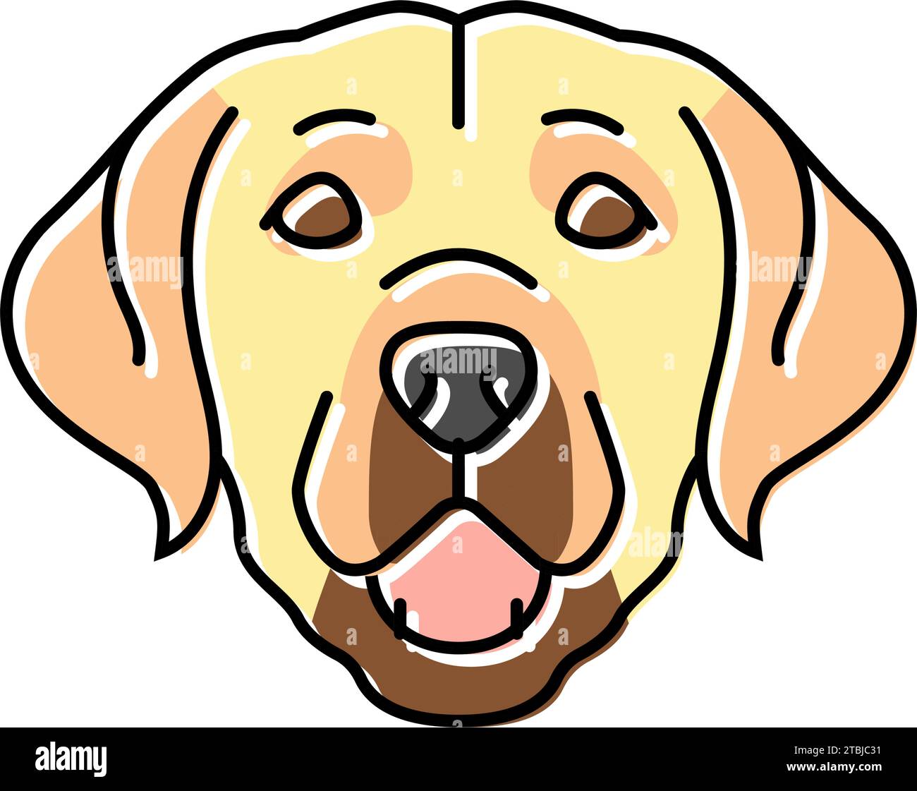 Labrador retriever picture Stock Vector Images - Alamy