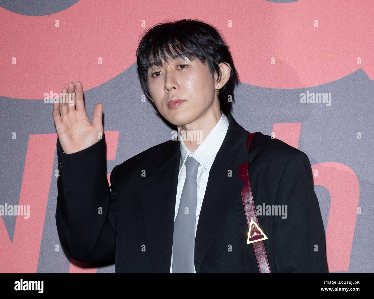 Seoul, South Korea. 7th Dec, 2023. South Korean rapper Code Kunst, attends a photocall for the