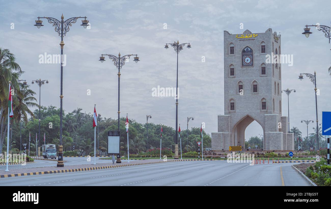 Salalah, Sultanate of Oman November 20, 2023 Clock Tower of Salalah