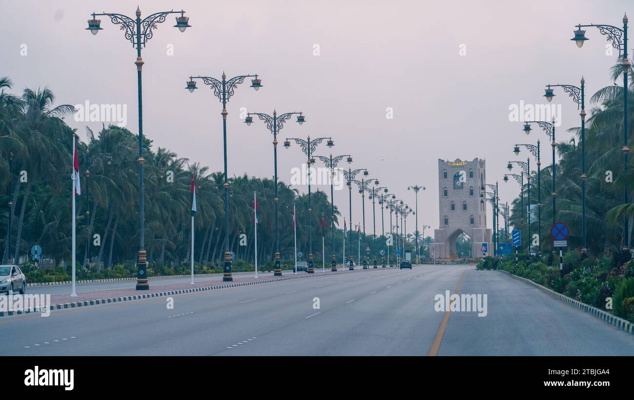 Salalah, Sultanate of Oman November 20, 2023 Clock Tower of Salalah