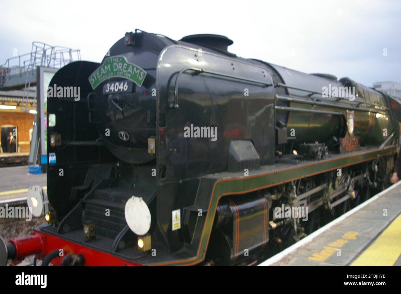 West Country Class 4-6-2 Braunton Stock Photo