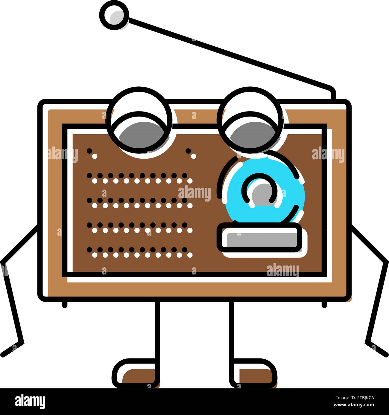 music notes retro color icon vector illustration Stock Vector Image ...