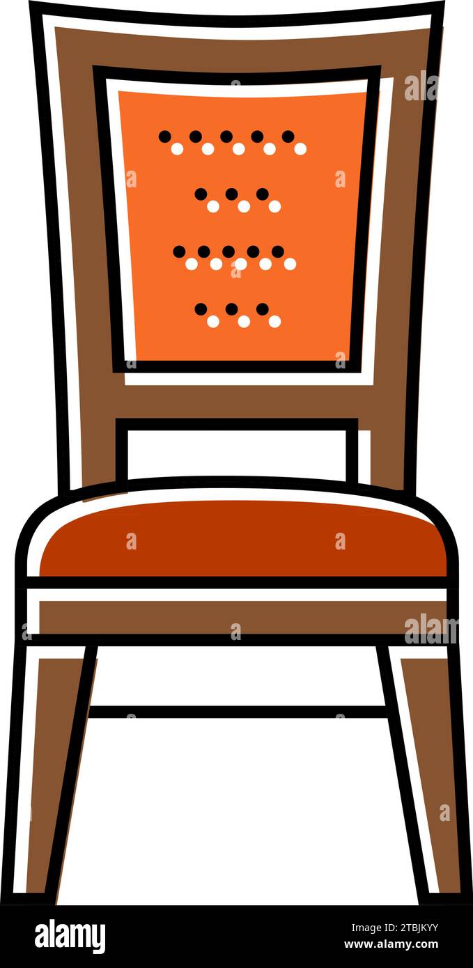 chair leather color icon vector illustration Stock Vector Image & Art ...
