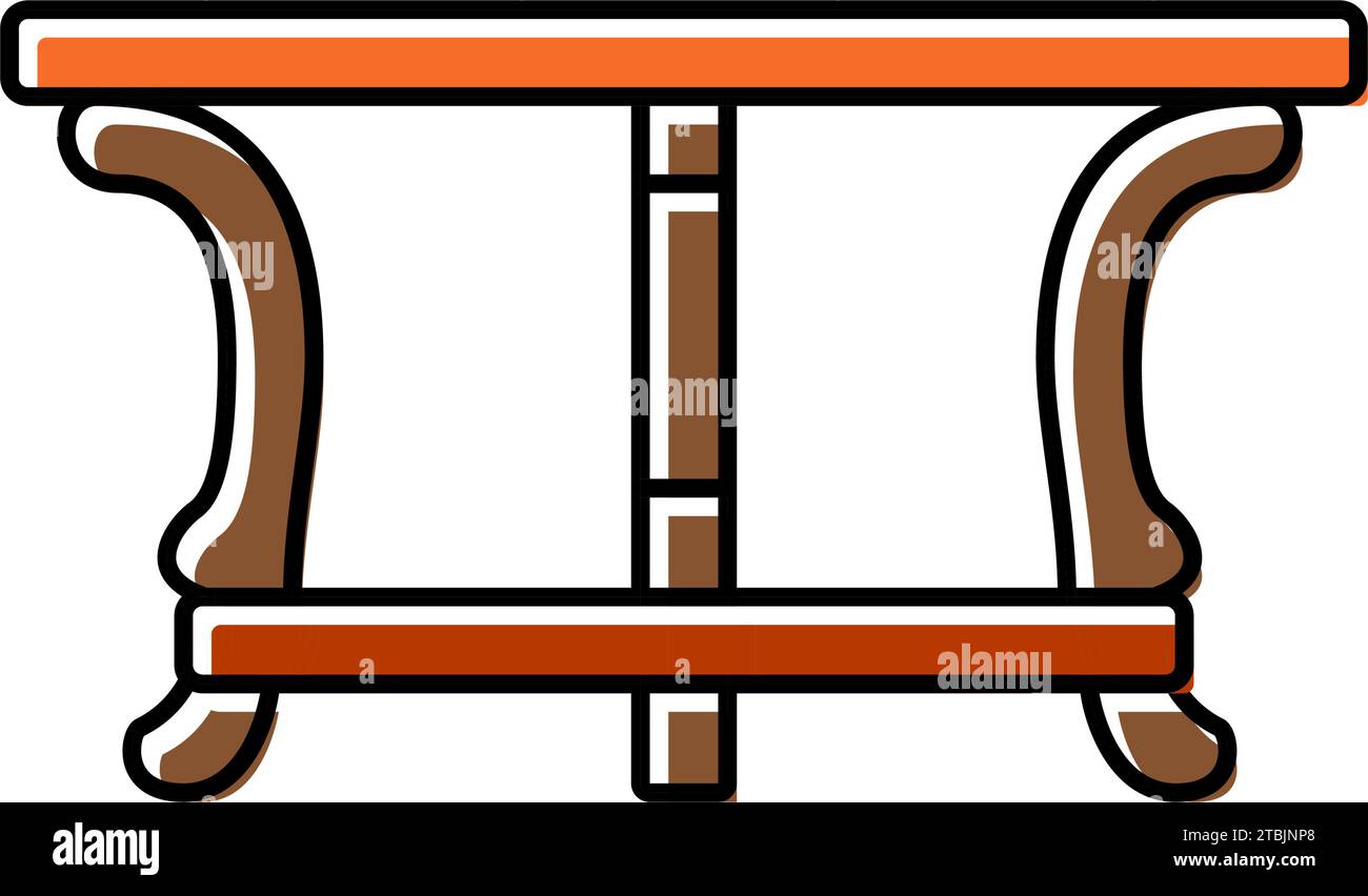 table leather color icon vector illustration Stock Vector Image & Art ...