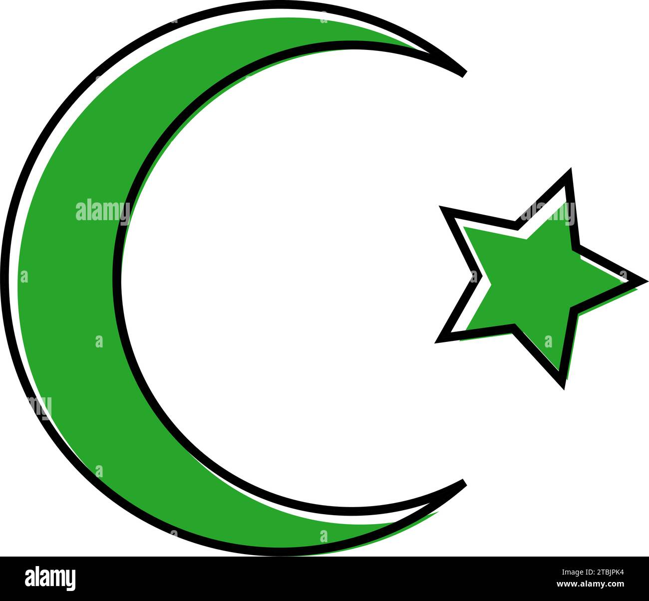 Persian art moon Stock Vector Images - Alamy