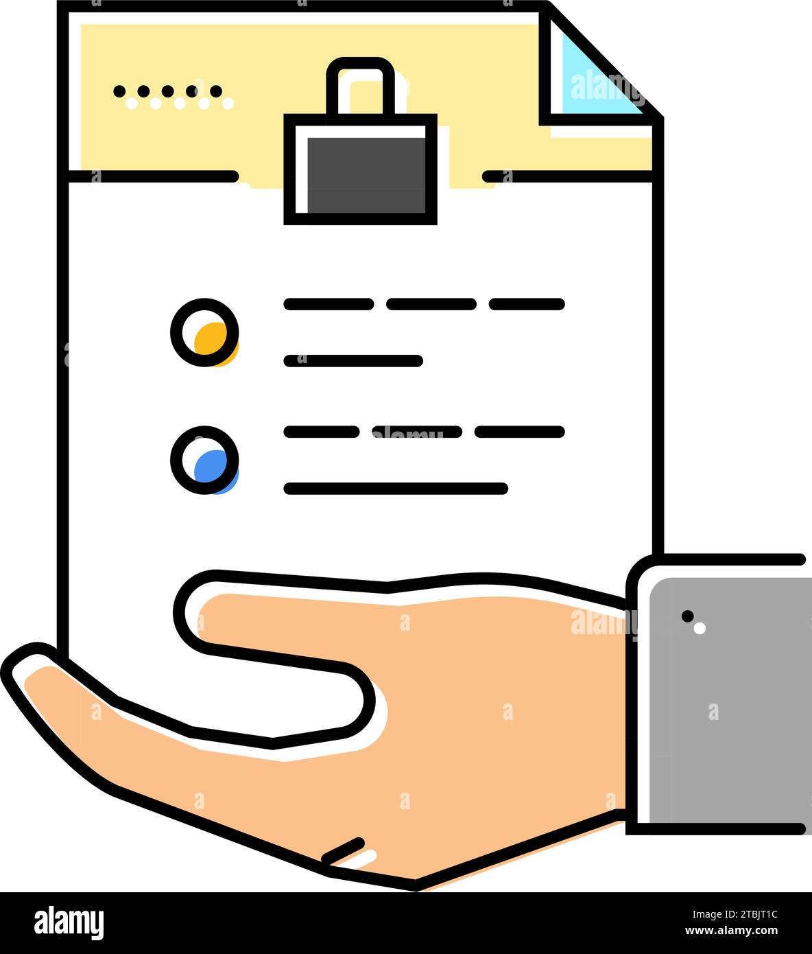 skills abilities interview job color icon vector illustration Stock ...