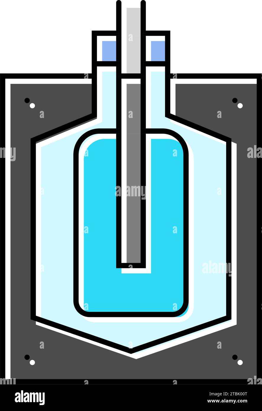 blow molding materials engineering color icon vector illustration Stock ...