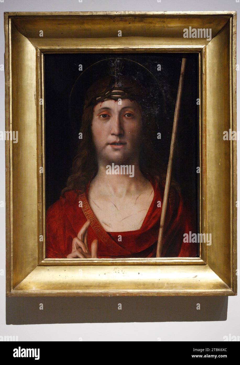 Italy Modena Galleria Estense - Ecce Homo. 1510. Solario Antonio called Zingaro Stock Photo