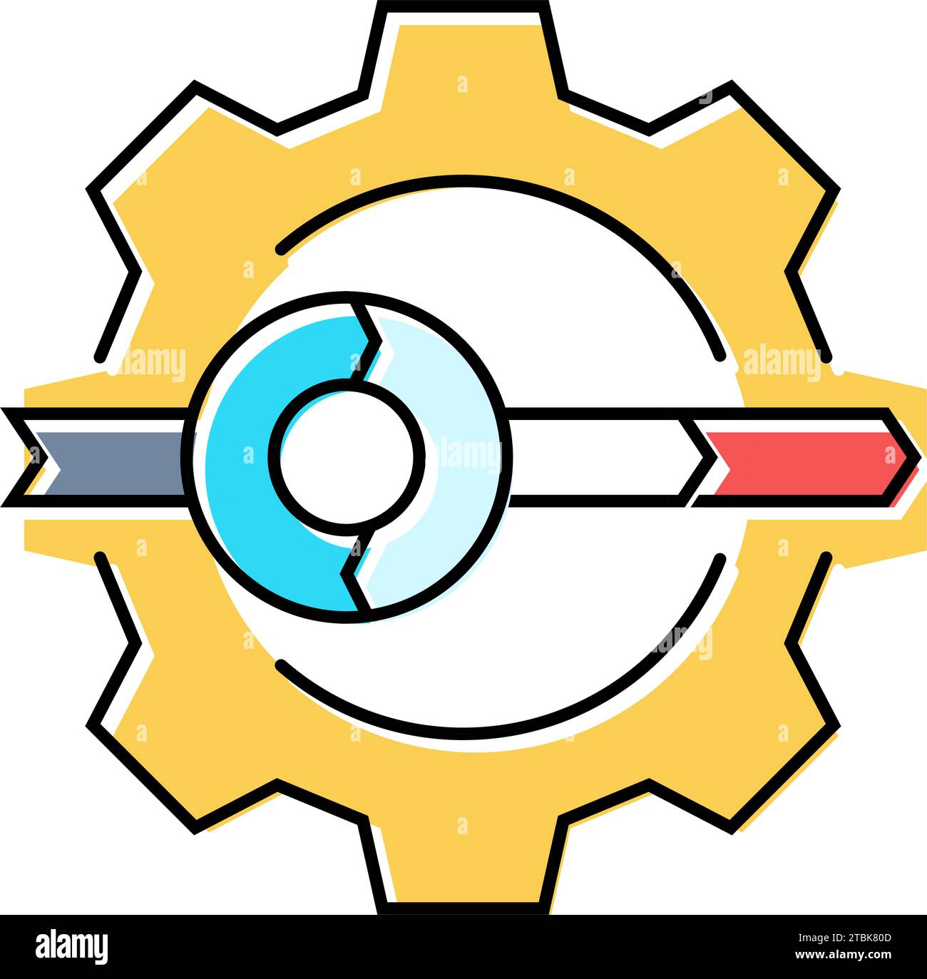 Rapid application development software color icon vector illustration
