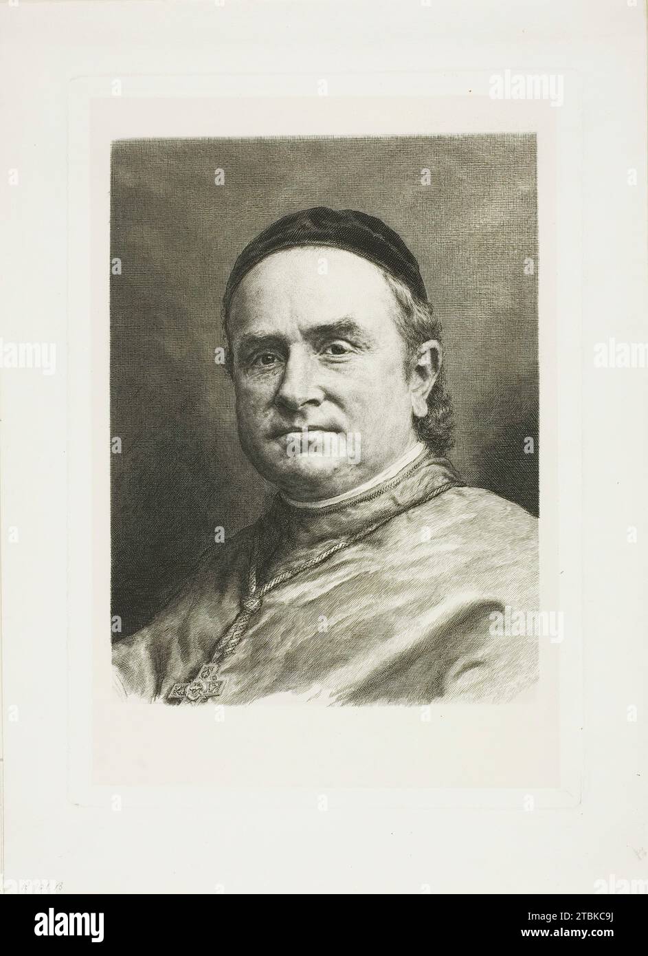 Monsignor Pie, Bishop of Poitiers, 1879. Stock Photo