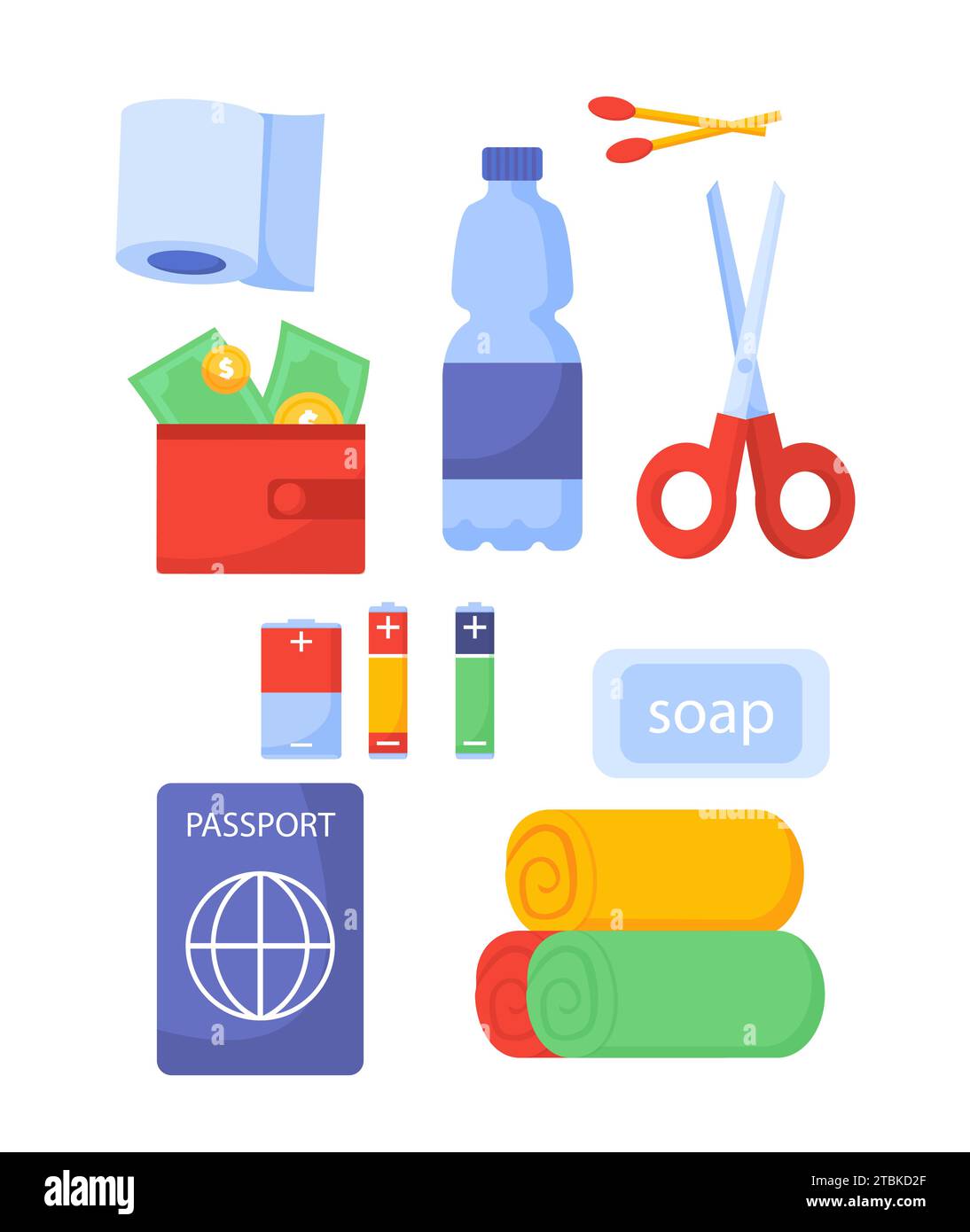 Emergency kit vector set Stock Vector Image & Art Alamy