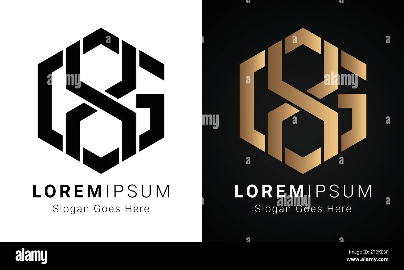Luxury Initial XG or GX Monogram Text Letter Logo Design Stock Vector ...