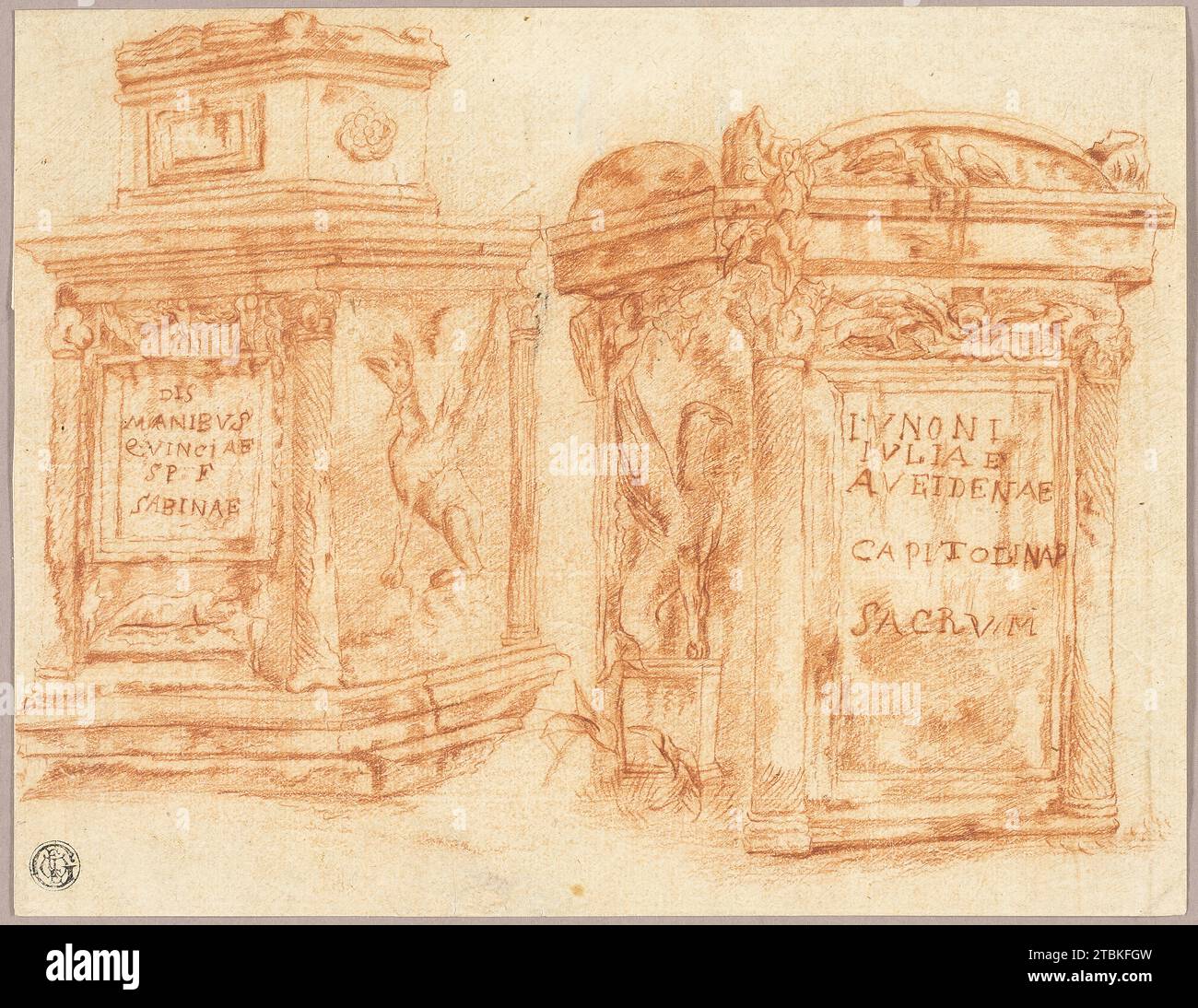 Sketches of Inscribed Bases of Roman Columns, n.d Stock Photo - Alamy