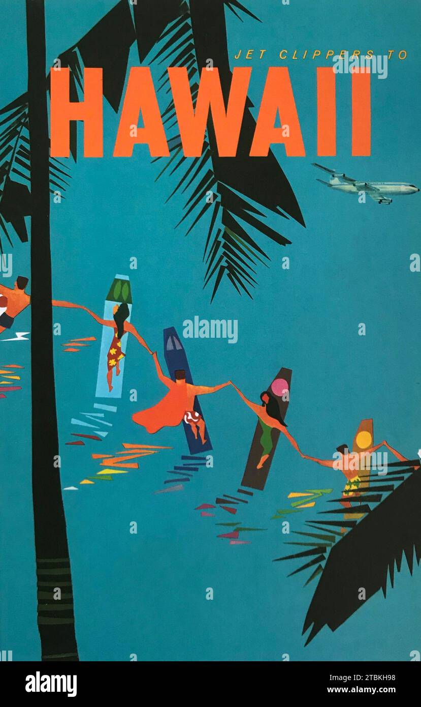 Travel poster airline poster hi-res stock photography and images - Alamy