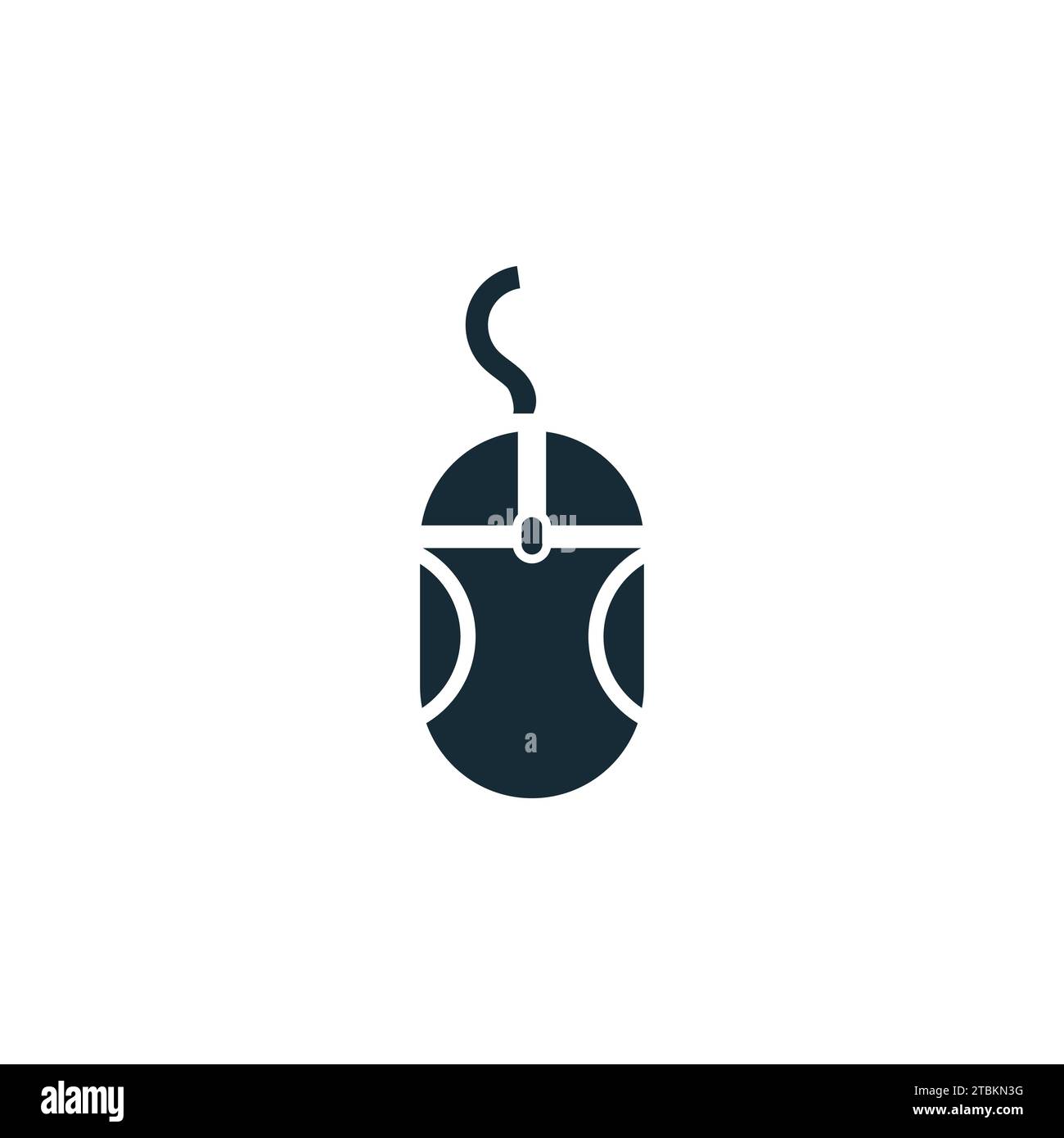 Computer Mouse Icon Design Template Elements Stock Vector
