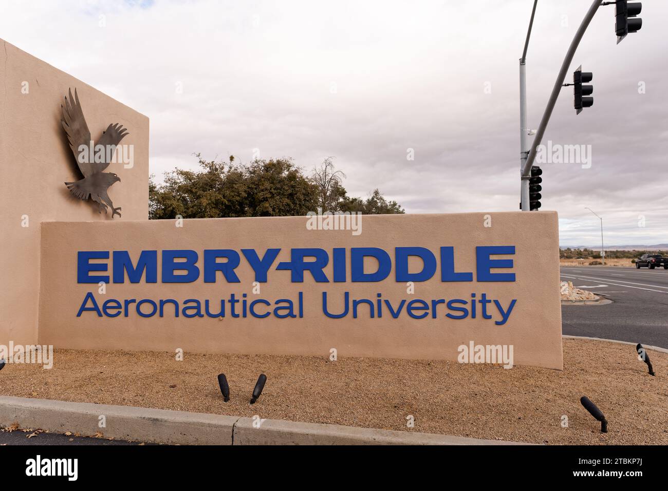 Prescott, AZ - Nov. 16, 2023: Embry‑Riddle Aeronautical University is the world's largest and most respected university specializing in aviation and a Stock Photo