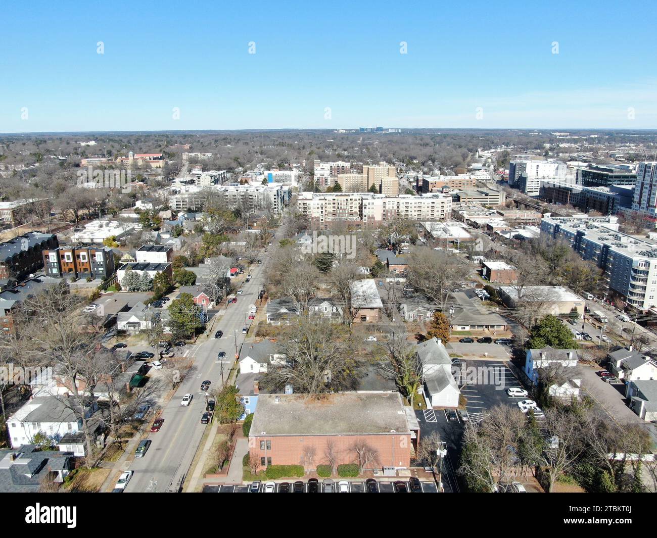Drone photos of Raleigh North Carolina Stock Photo - Alamy