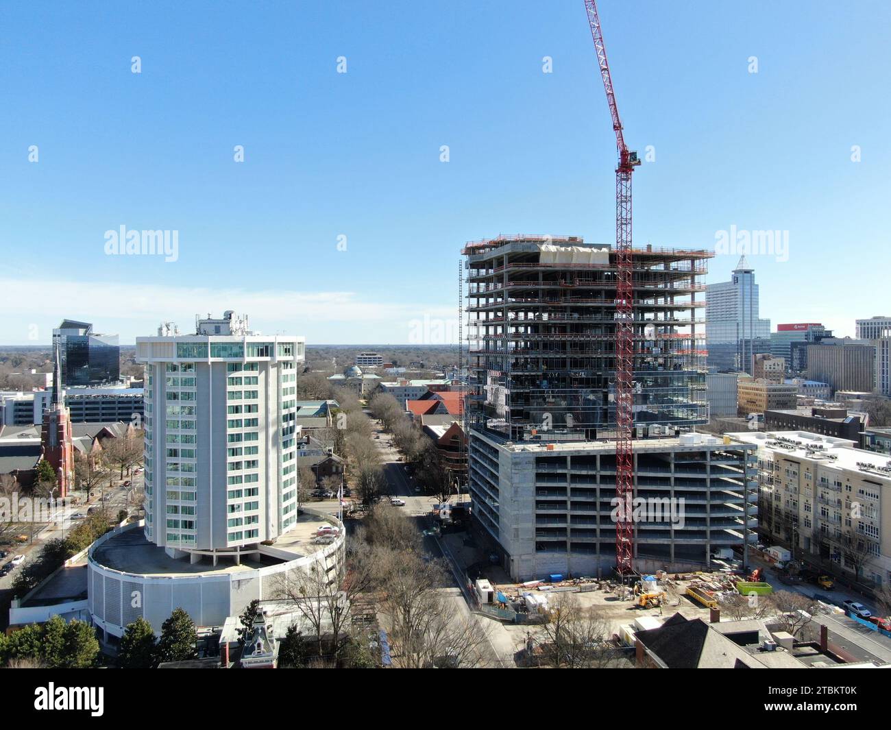 Drone photos of Raleigh North Carolina Stock Photo - Alamy