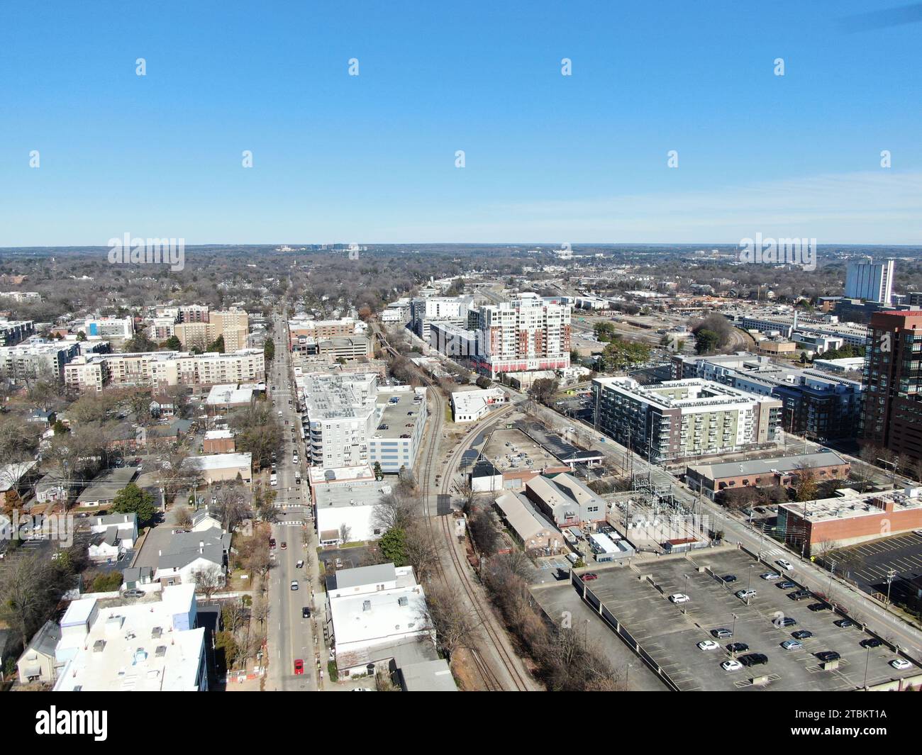 Drone photos of Raleigh North Carolina Stock Photo - Alamy