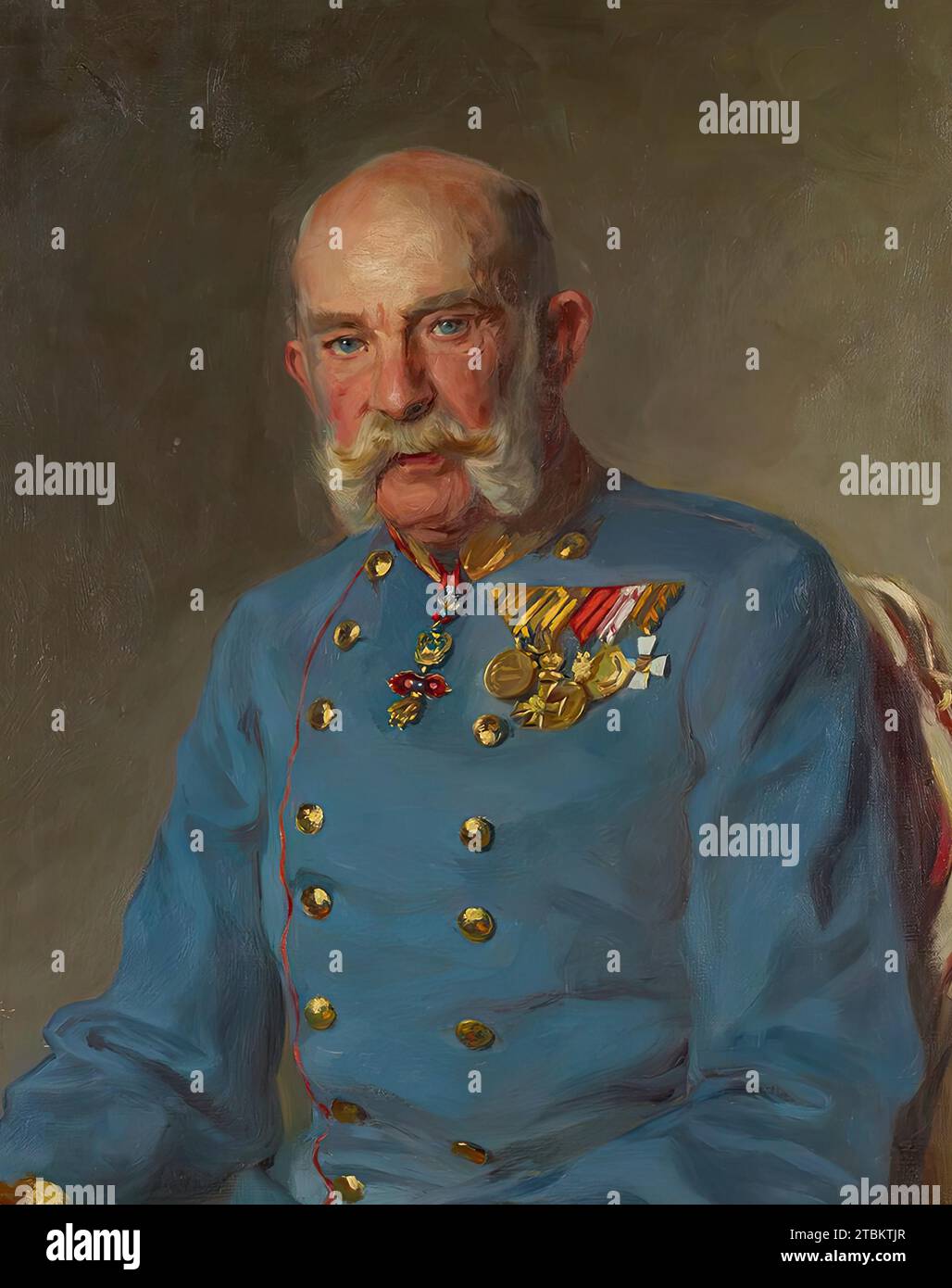 Emperor Franz Joseph I in the uniform of an Austrian field marshal