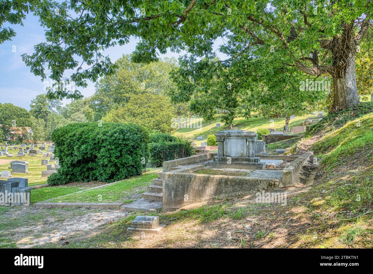The gravesite of William Faulkner, one of America’s greatest authors