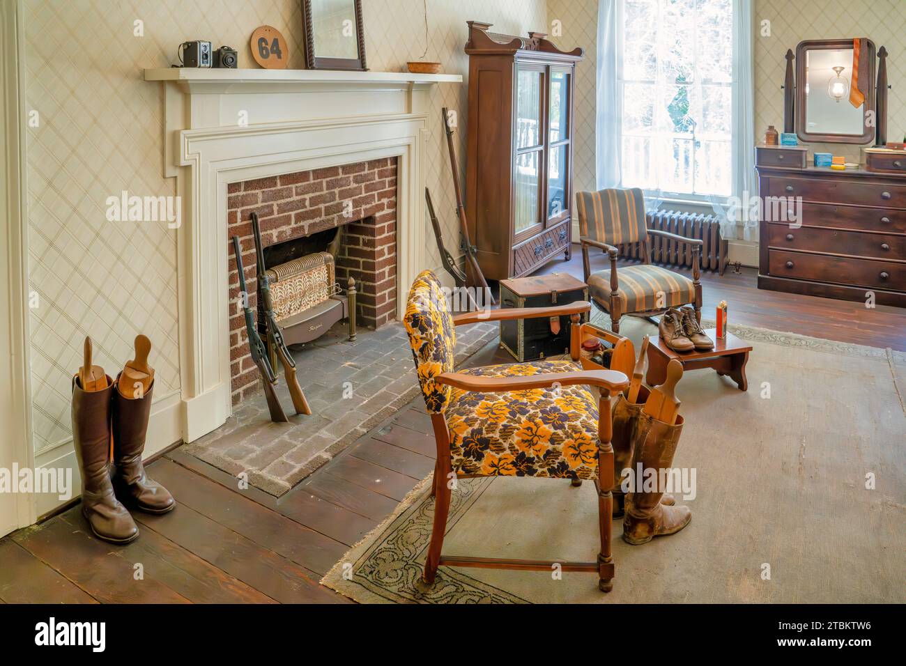 His bedroom in Rowan Oak, the home of William Faulkner, one of America