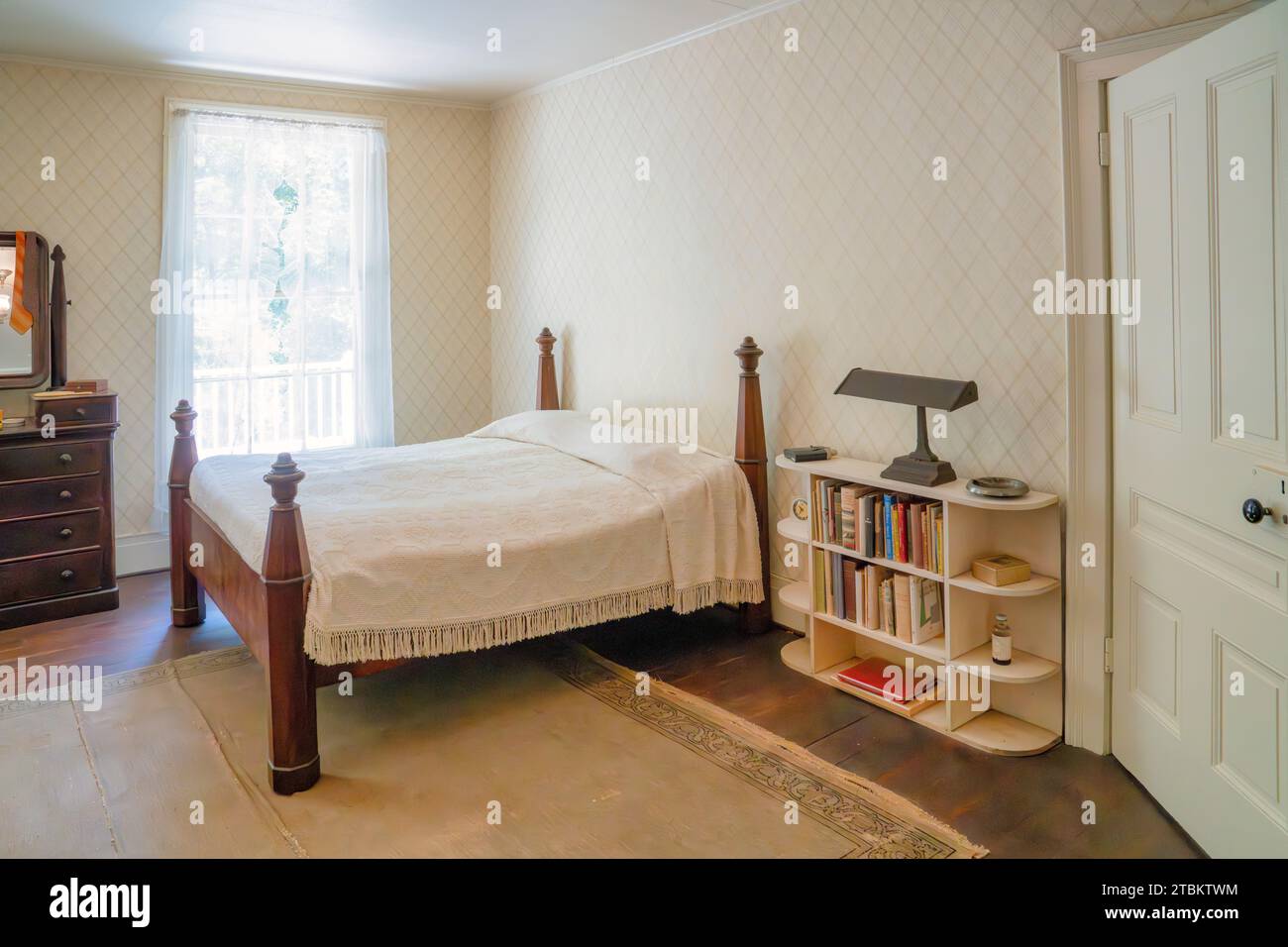 His bedroom in Rowan Oak, the home of William Faulkner, one of America