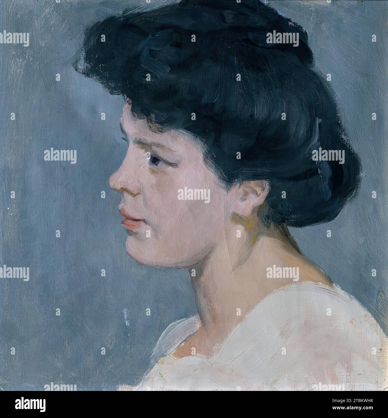 Mary Losert, niece of the artist, 1919 Stock Photo Alamy