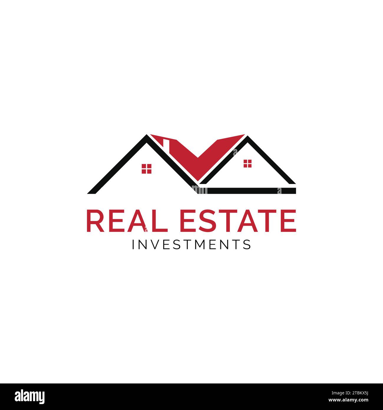 Real estate logo design inspiration Stock Vector Image & Art - Alamy