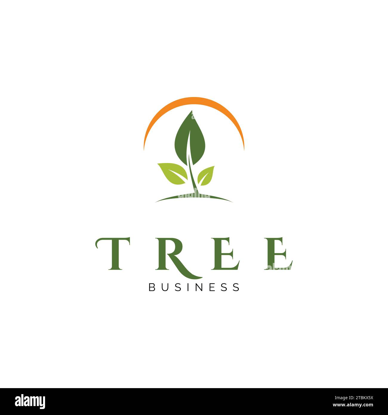 Tree Icon Logo Design Template Stock Vector Image & Art - Alamy