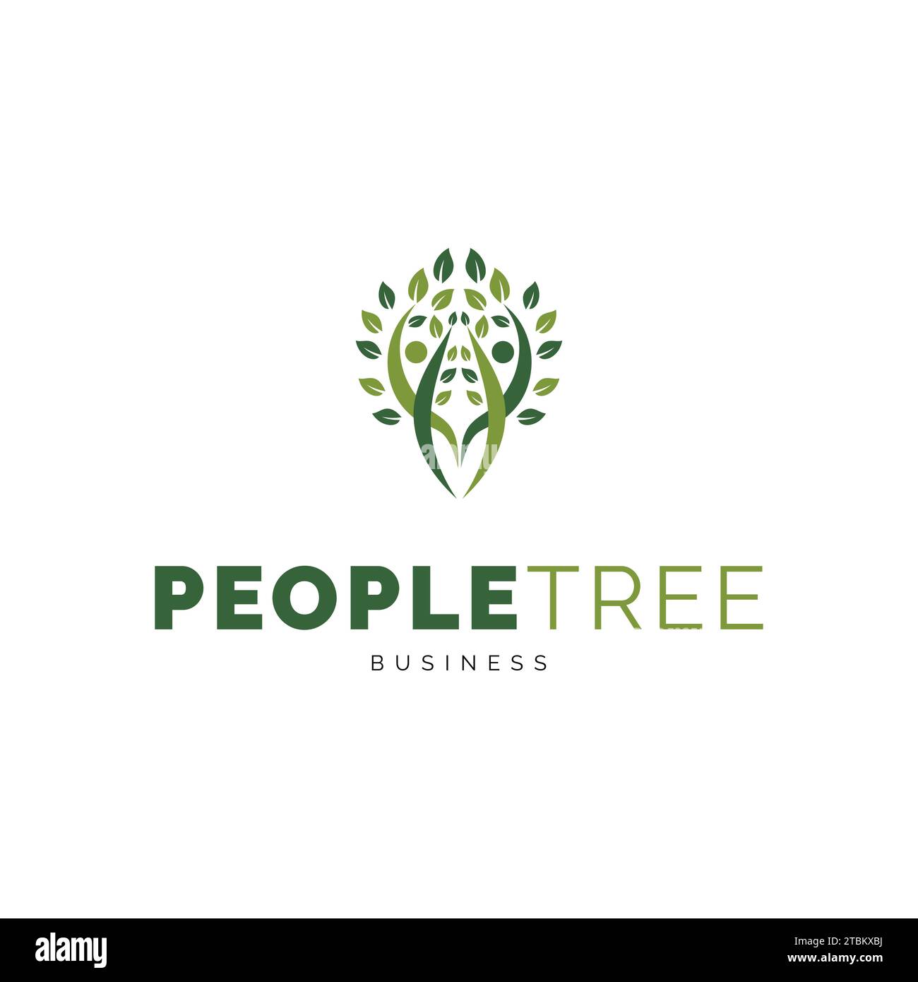 People tree icon logo design inspiration Stock Vector Image & Art - Alamy