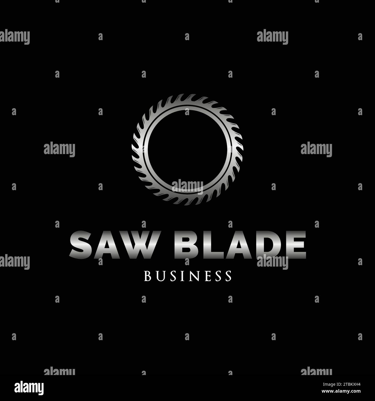 Saw Blade Icon Logo Design Template Stock Vector Image & Art Alamy