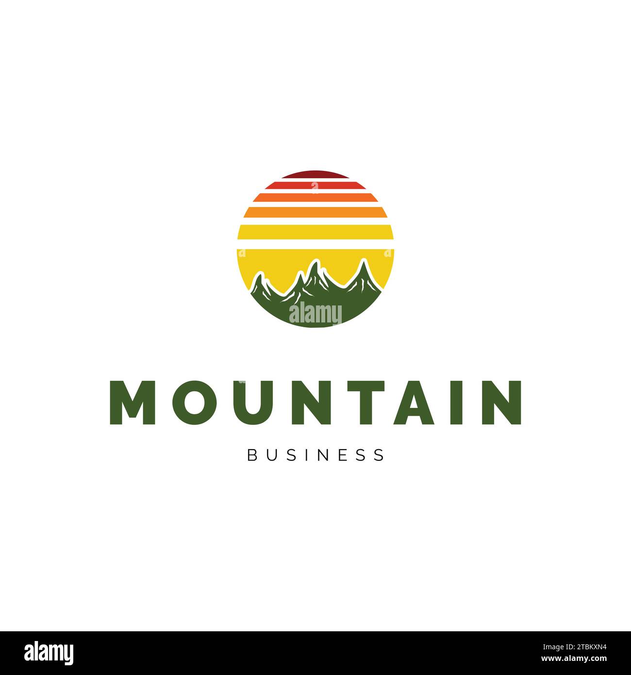 Mountain icon logo design inspiration Stock Vector Image & Art - Alamy