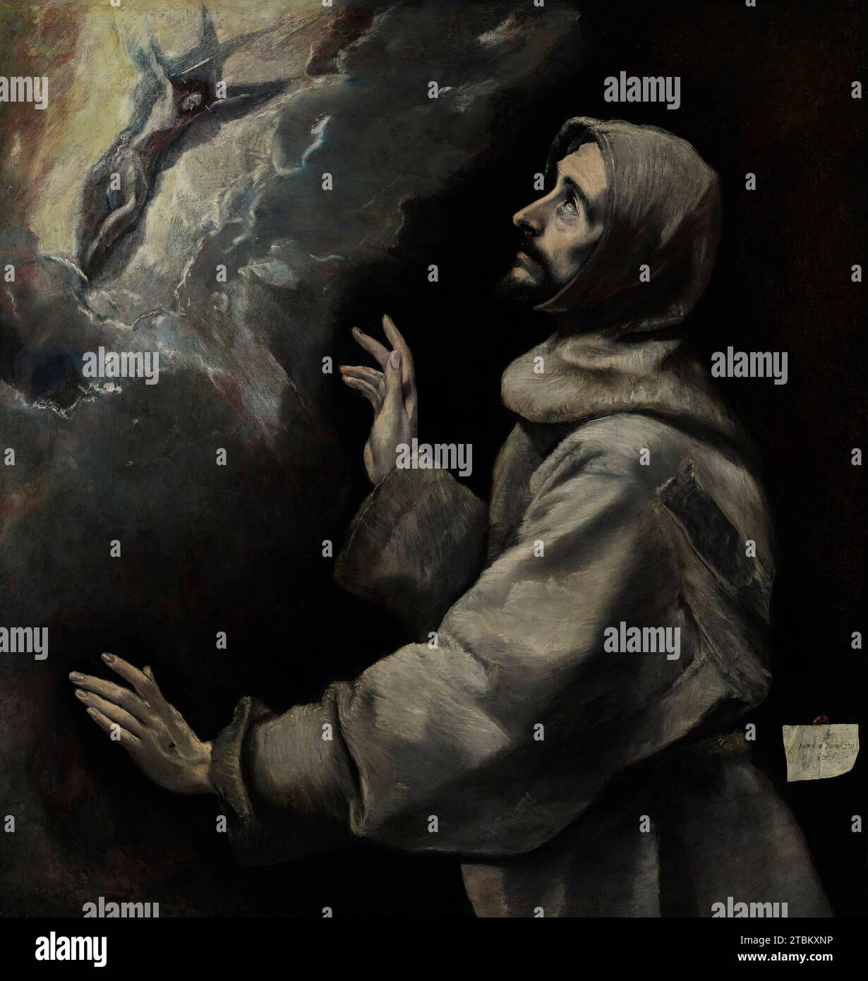 Saint francis receiving the stigmata 1585 1590 in 1226 st francis