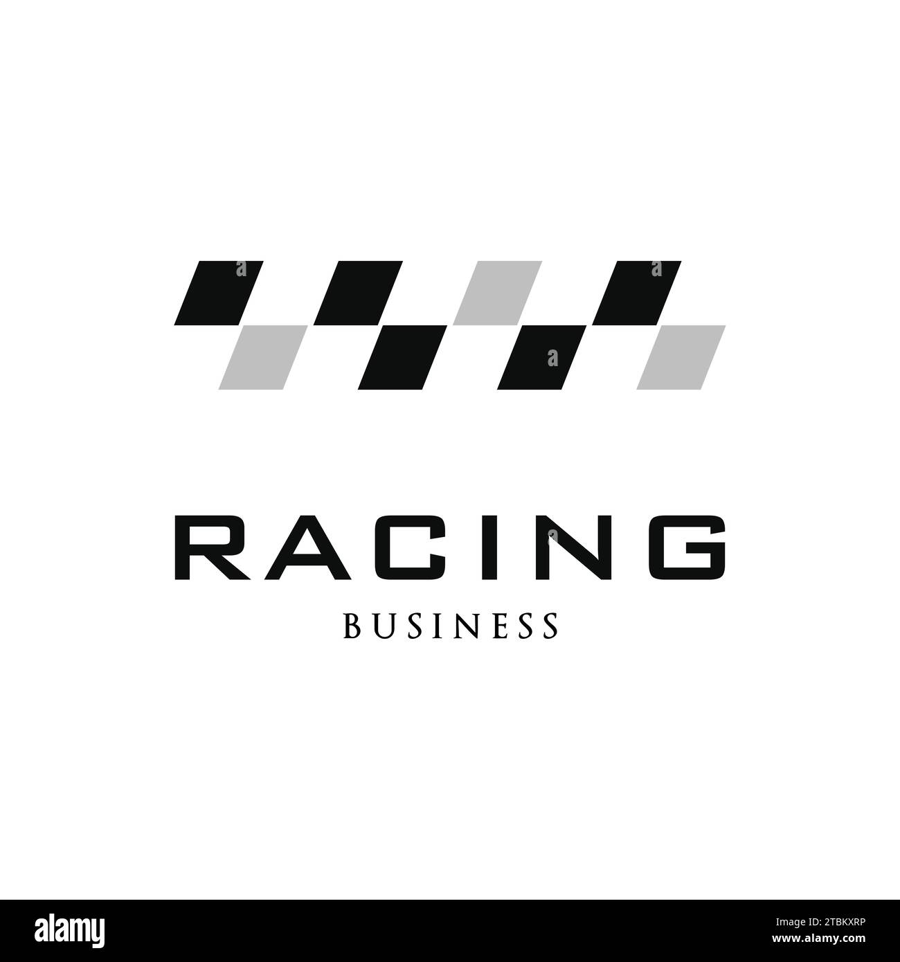 Racing Icon Logo Design Template Stock Vector