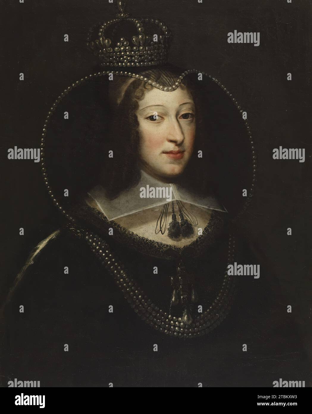 Portrait of Christine of France, Dowager Duchess and Regent of Savoy ...
