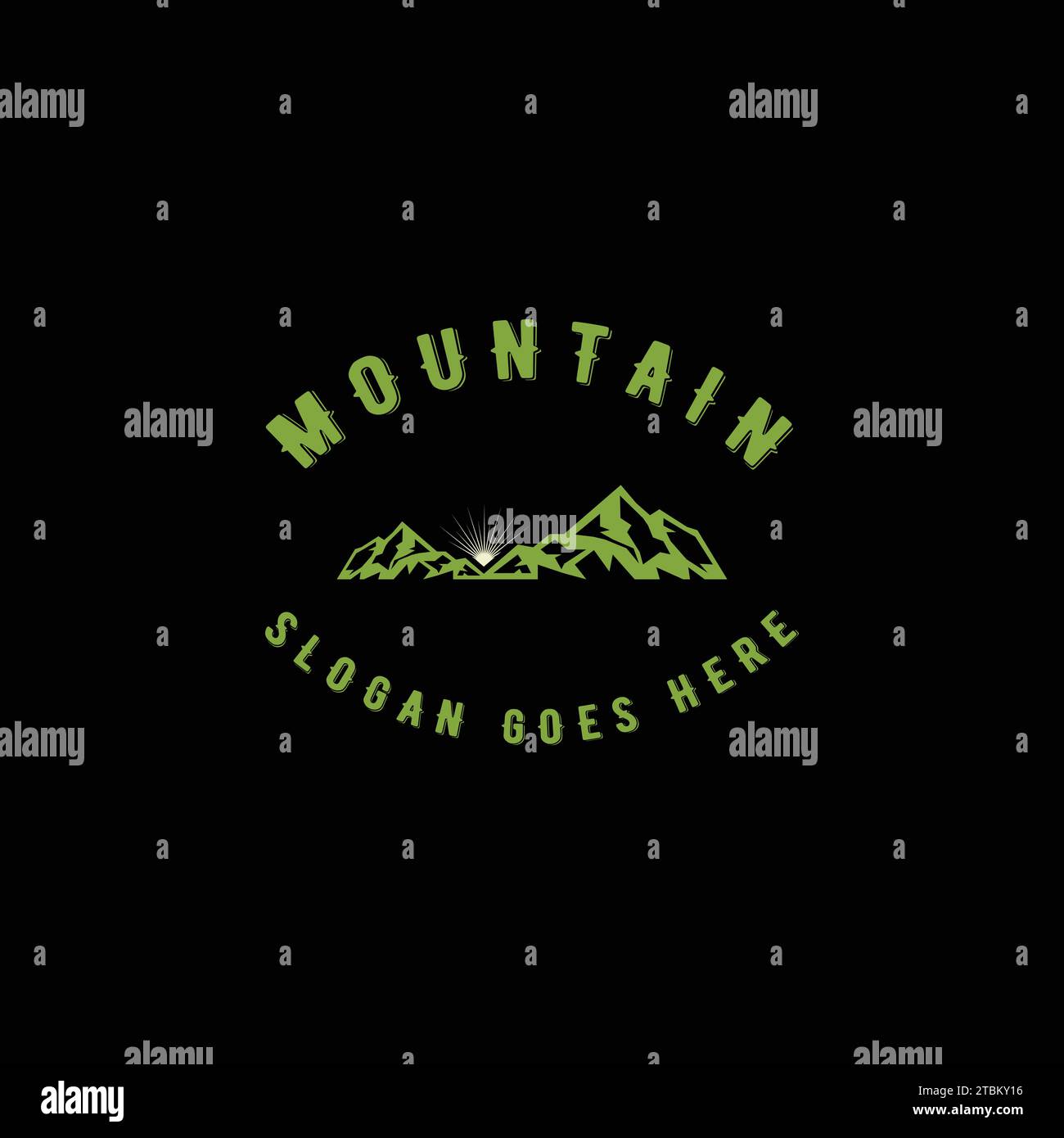 Mountain icon logo design inspiration Stock Vector Image & Art - Alamy
