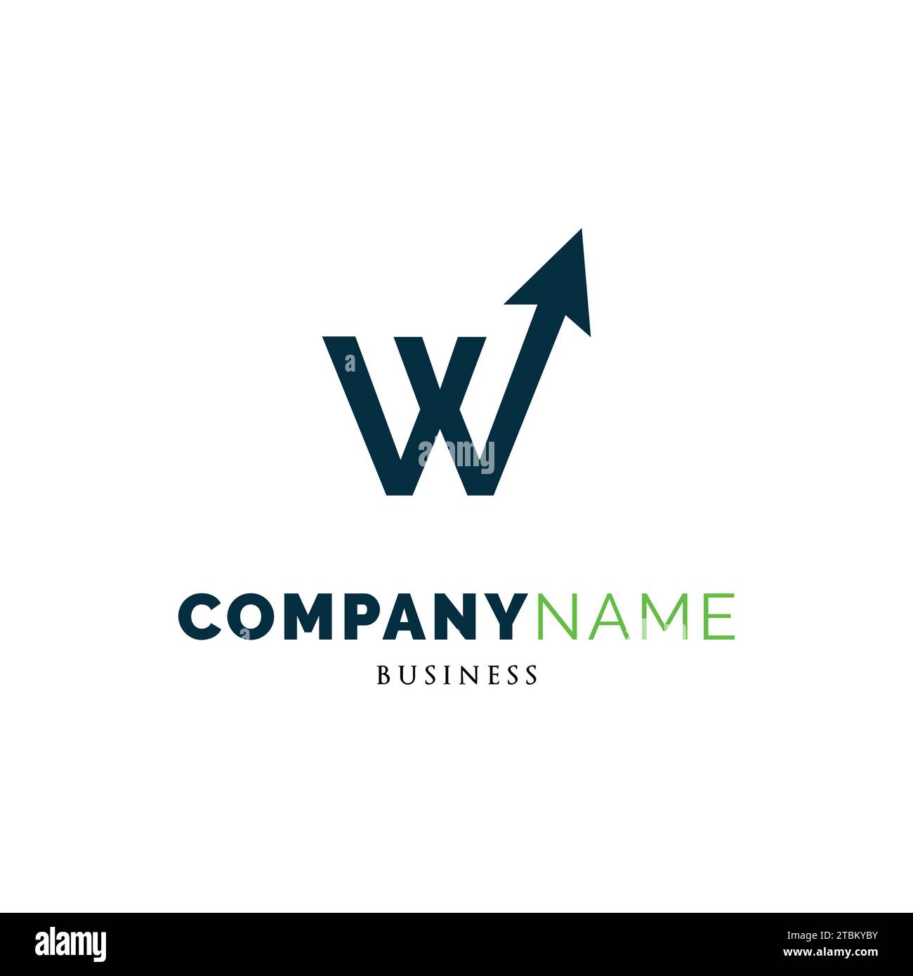 Initial Letter A Arrow Up Icon Logo Design Template Stock Vector