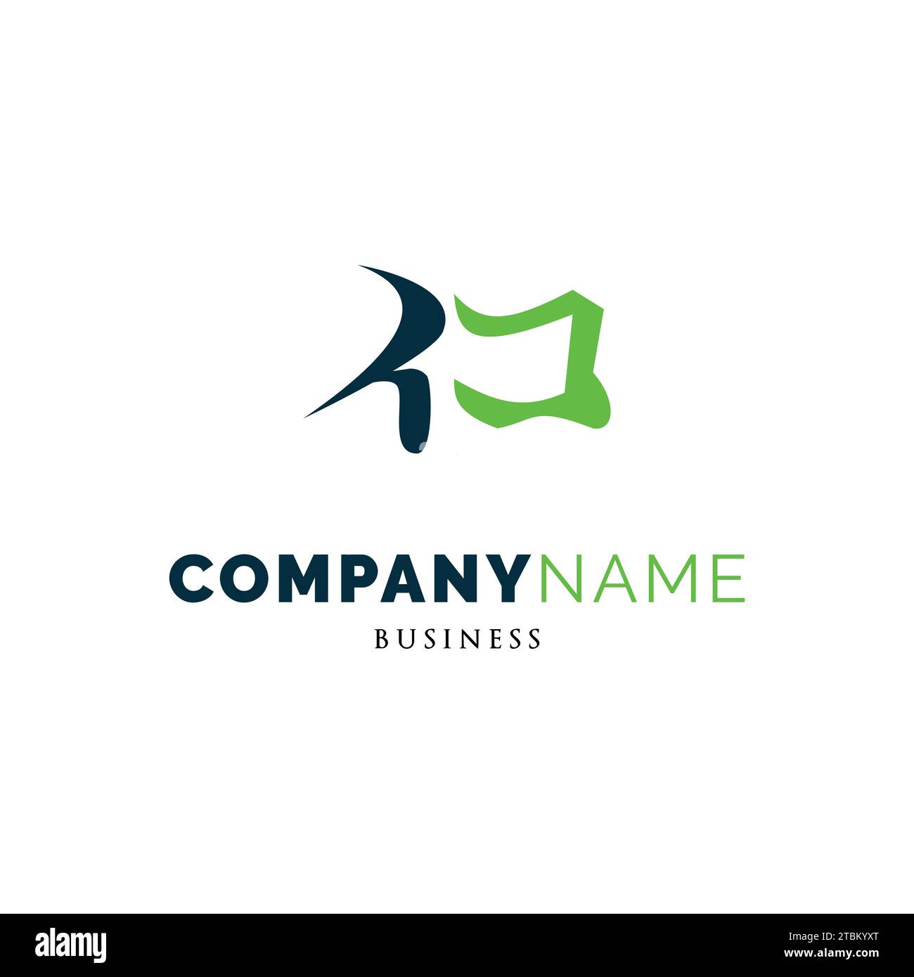 Initial Letter RD Icon Logo Design Template Stock Vector Image & Art ...