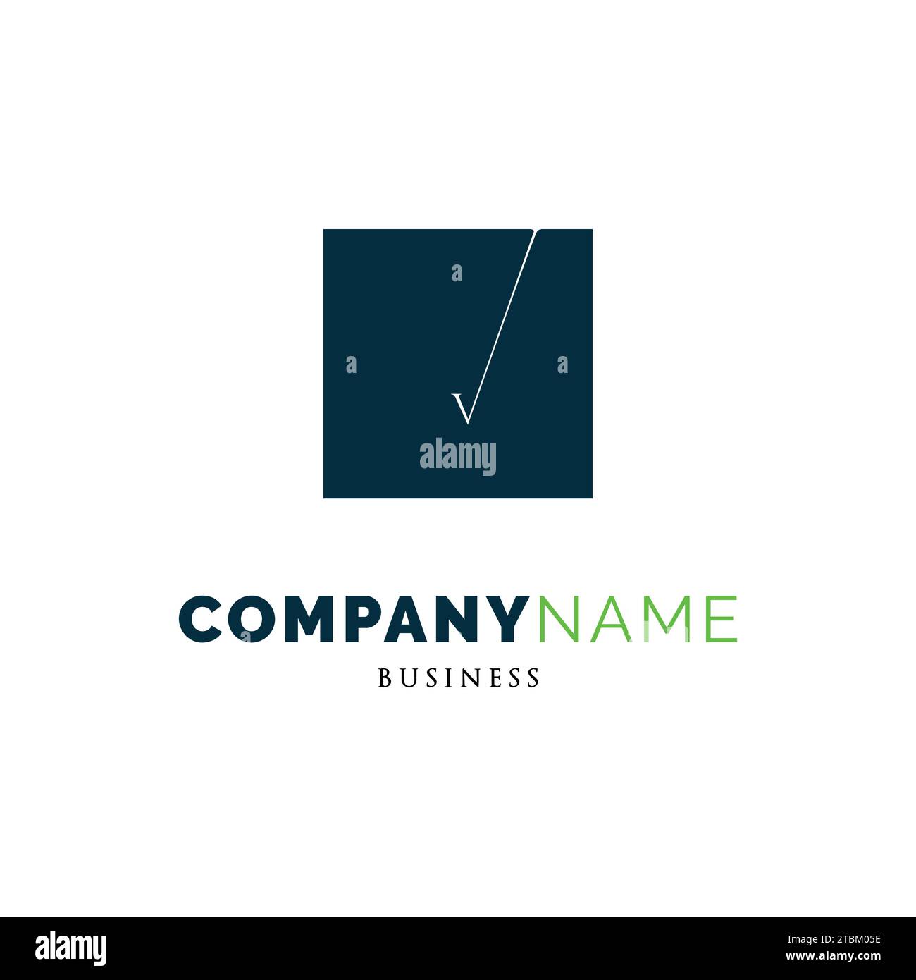 Initial Letter V Icon Logo Design Template Stock Vector